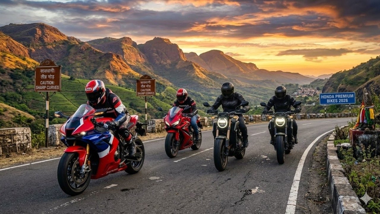 Honda Launched Its Premium 2026 Lineup of 4 Bikes in India