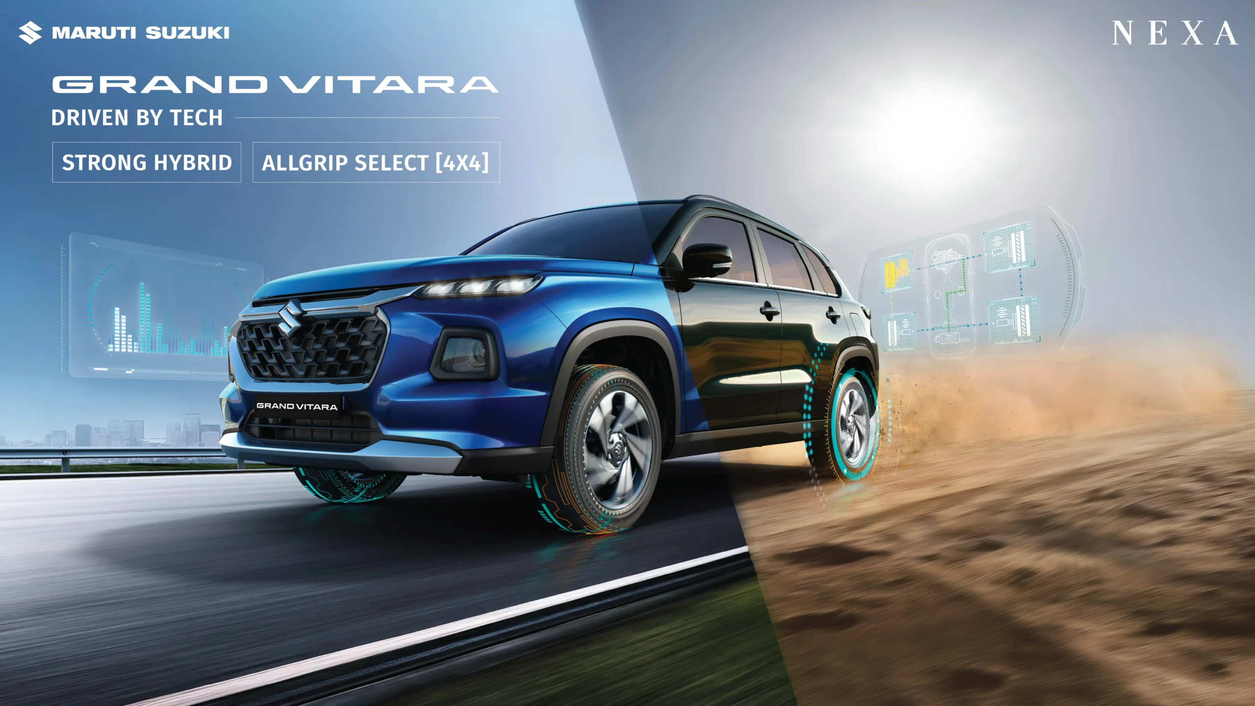 Grand Vitara Becomes Fastest-Growing Mid-Size SUV: 3 Lakh Units Sold, Hybrid & 4×4 Drive the Success